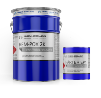 Грунт-эмаль "Rem-Pox 0607" 2К эпоксидная 25,8 кг с отвердителем