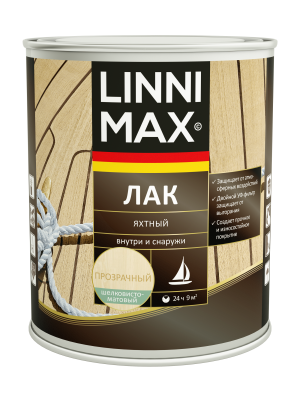 Лак алкидно-уретановый LINNIMAX Лак Яхтный  Лак алкидно-уретановый LINNIMAX Лак Яхтный