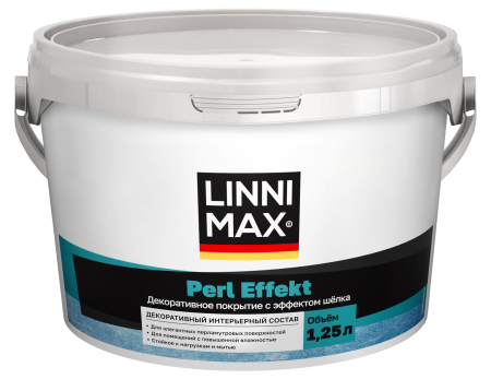 Декоративное интерьерное покрытие LINNIMAX Perl Effekt / Перл Эффект (1.25 л)