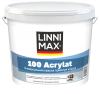 Краска водно-дисперсионная для наружных и внутренних работ LINNIMAX 100 Acrylat / 100 Акрилат (белый, 10 л, 1)