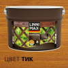 Лессирующий антисептик LINNIMAX Лазурь-гель для дерева (тиковое дерево, 9 л)