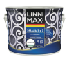 Эмаль алкидно-уретановая LINNIMAX Эмаль по ржавчине 3 в 1 (белый RAL 9003, 2.5 л)