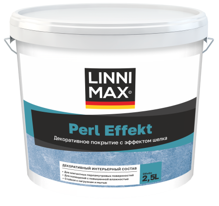 Декоративное интерьерное покрытие LINNIMAX Perl Effekt / Перл Эффект (2.5 л)