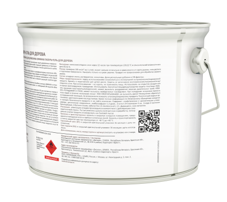 Лессирующий антисептик LINNIMAX Лазурь-гель для дерева (прозрачный, 2.5 л)