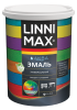 Эмаль акриловая LINNIMAX Аква Эмаль универсальная (колеруемый, 0.85 л, 3, Шелковисто-матовый)