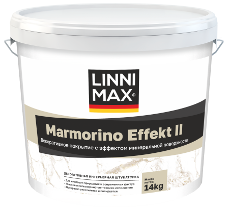 Декоративная интерьерная штукатурка LINNIMAX Marmorino Effekt II (14 кг)